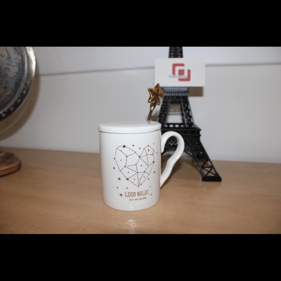 ⬇️ Ceramic Coffee Mug With Spoon and Lids⬇️ - Picture 3 of 6